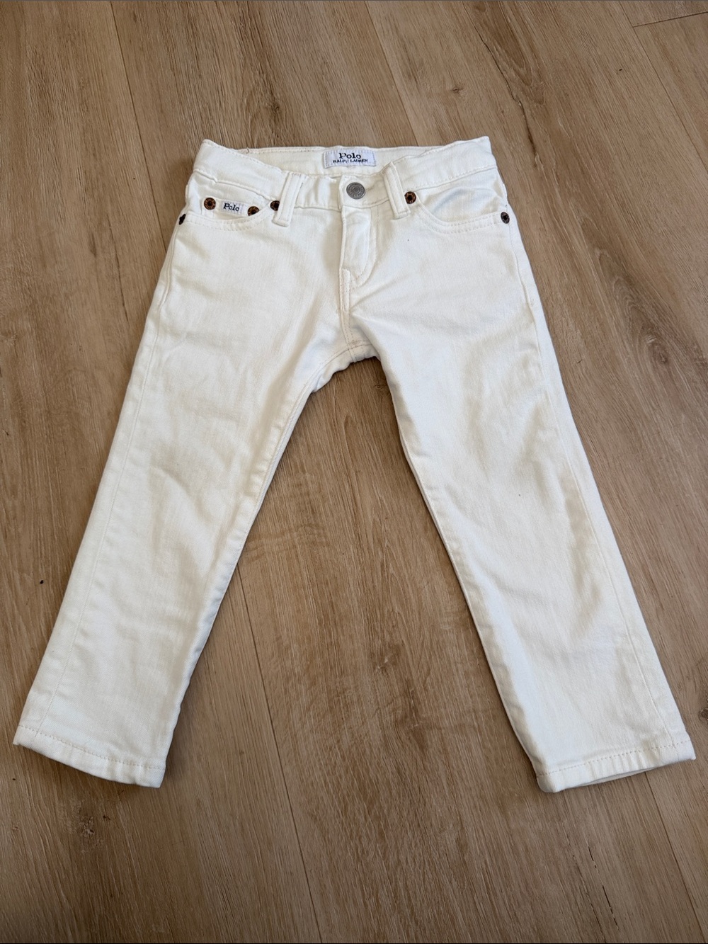 Polo by Ralph Lauren White Kids Denim Jeans